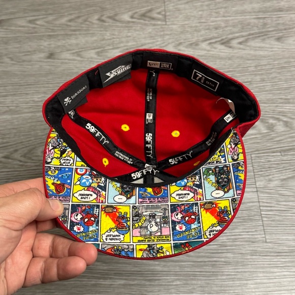 Iron Man New Era x Tokidoki 59FIFTY Fitted Hat Simone Legno Men's 7 3/8 2010 - Picture 6 of 11